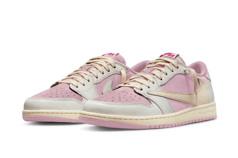 トラヴィス・スコット x エアジョーダン 1 ローの新色 “シャイ ピンク” の着用動画をチェック First Look at the 'Shy Pink' Travis Scott x Air Jordan 1 Low news