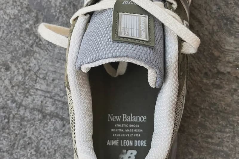 エメレオンドレxニューバランスによる最新コラボ 990v4 “オリーブ”が登場 First Look at the Aimé Leon Dore x New Balance 990v4 "Olive" ald nb collaborations