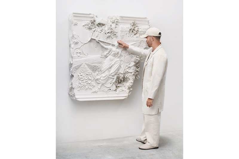 ダニエル・アーシャムがモエ・エ・シャンドンの新作プレスレージシャンパンのためにアートピースを制作 daniel arsham Moët & Chandon