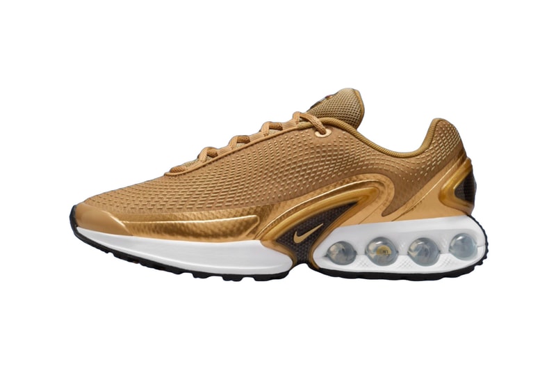 ナイキエアマックスDnからメタリックゴールドのディテールが目を惹く新色が登場 Check Out the Nike Air Max DN “Golden Bullet" Footwear