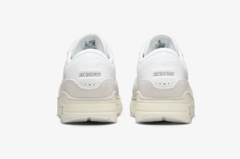 ジャックムスxナイキによる最新コラボフットウェア エアマックス1の発売情報が解禁 jacquemus nike air max 1 release info