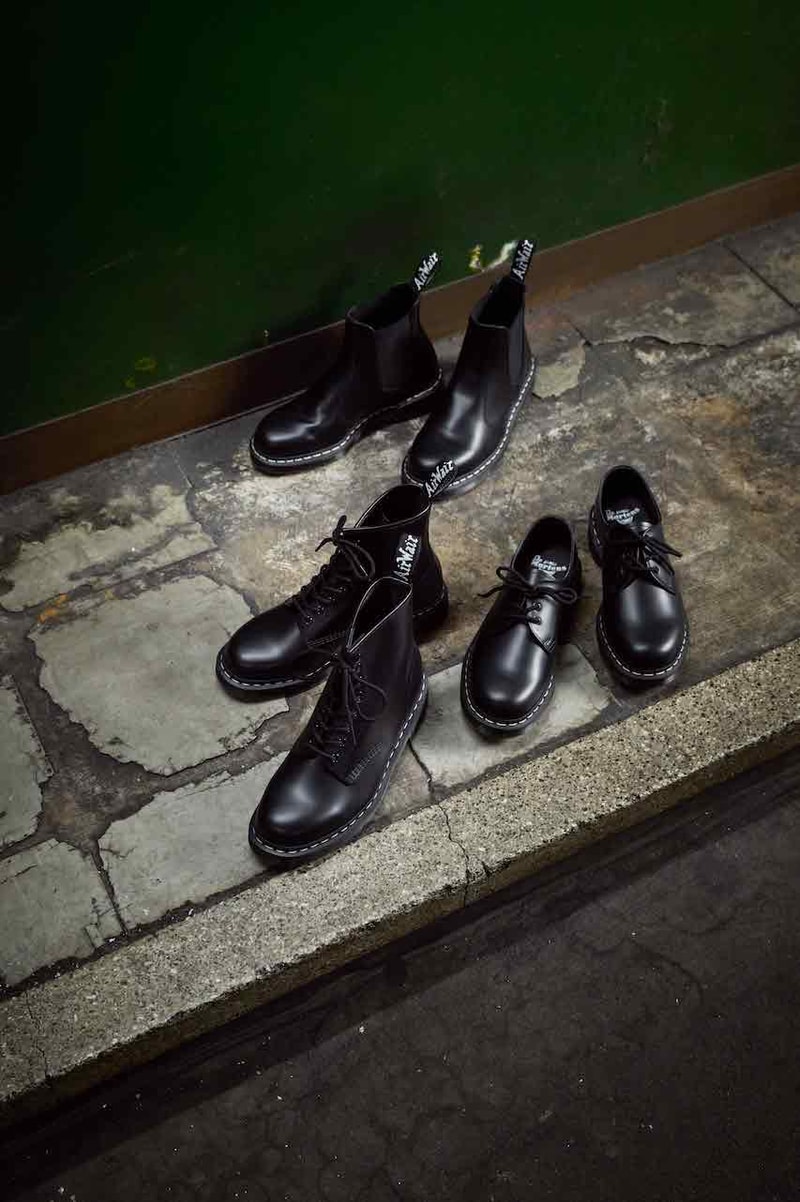 ドクターマーチンより日本限定モデルを含むホワイトステッチコレクションが発売 dr martens white stitch collection release info