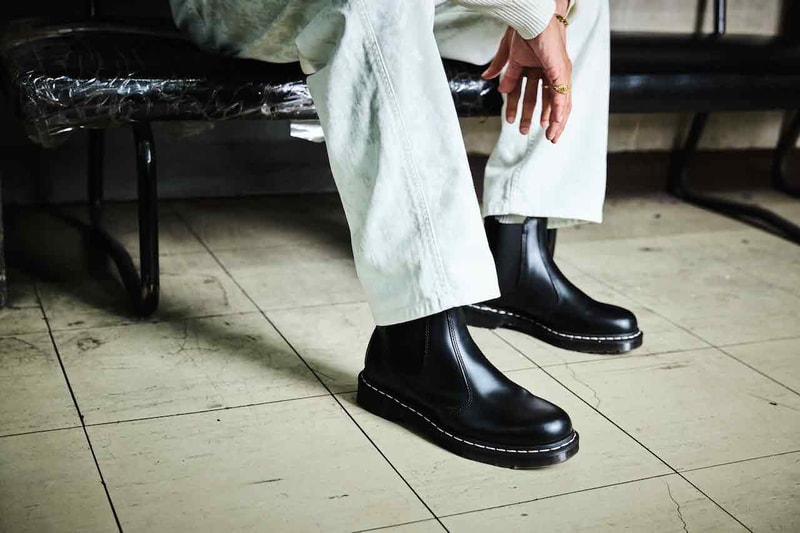 ドクターマーチンより日本限定モデルを含むホワイトステッチコレクションが発売 dr martens white stitch collection release info