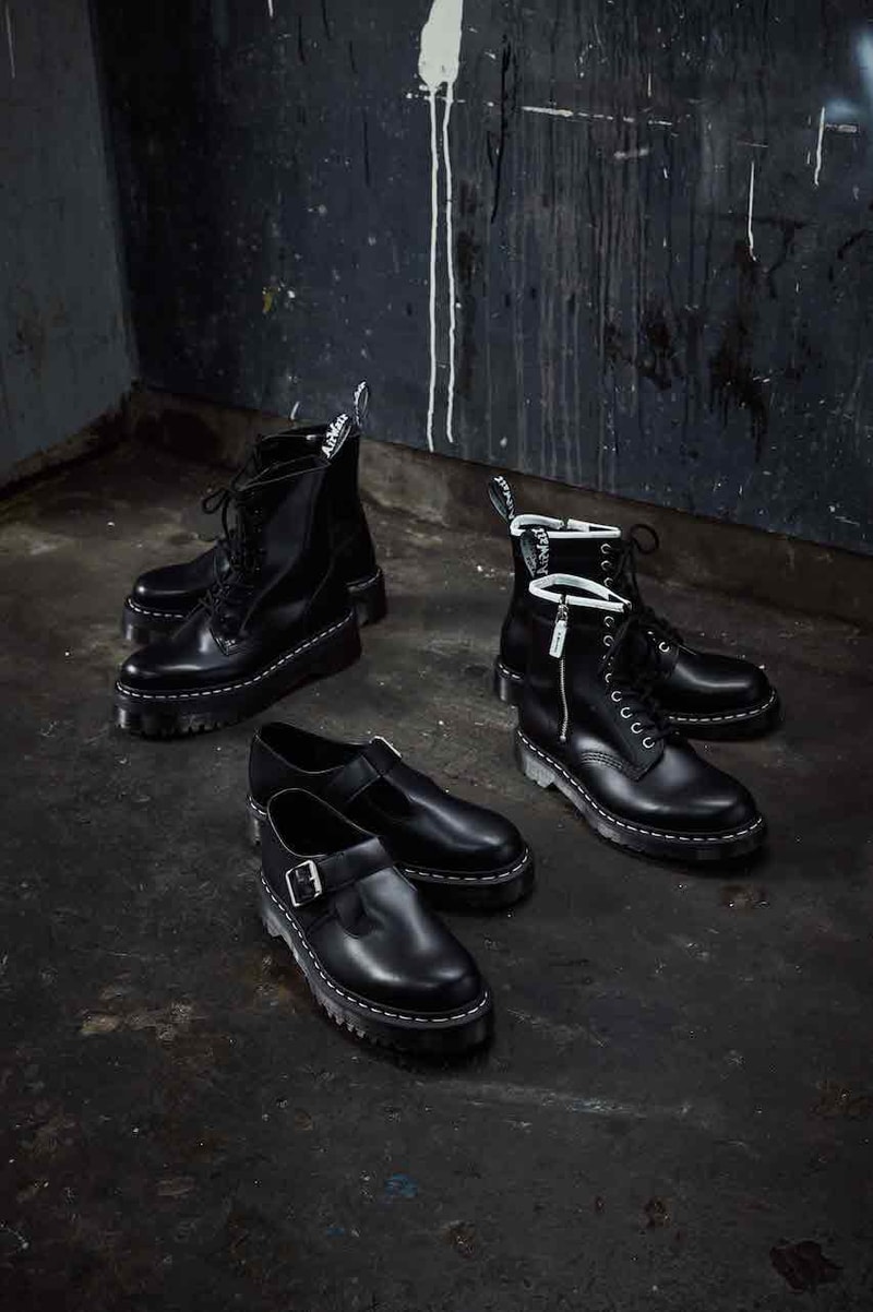 ドクターマーチンより日本限定モデルを含むホワイトステッチコレクションが発売 dr martens white stitch collection release info