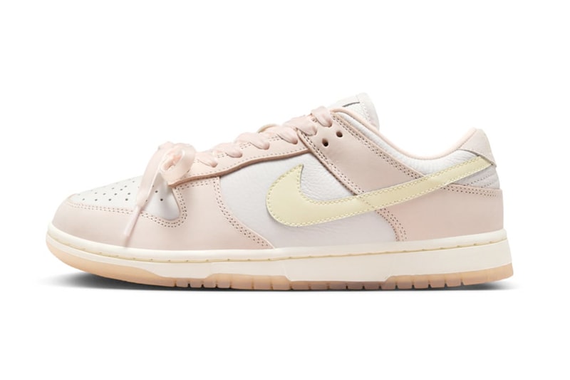 ナイキからリボンを飾った新作ダンクロー “ピンク/リボンレース”が登場 Nike Dunk Low Pink Ribbon Laces FB7910-601 Release Info
