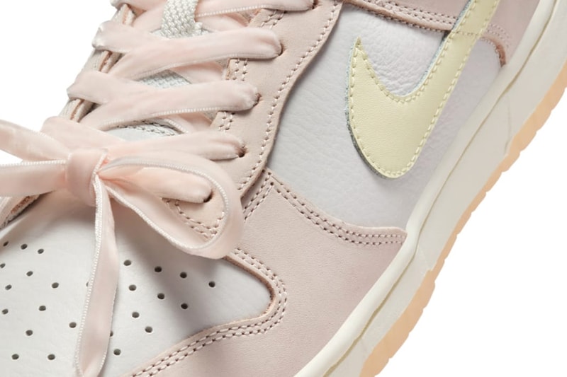 ナイキからリボンを飾った新作ダンクロー “ピンク/リボンレース”が登場 Nike Dunk Low Pink Ribbon Laces FB7910-601 Release Info