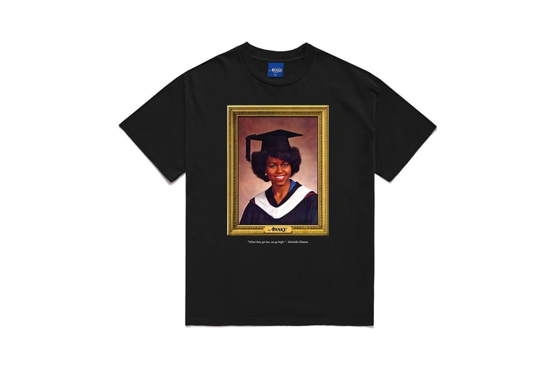 アウェイク NY がミシェル・オバマの米大統領選出馬を煽るTシャツを発売 AWAKE NY Michelle Obama tee release info