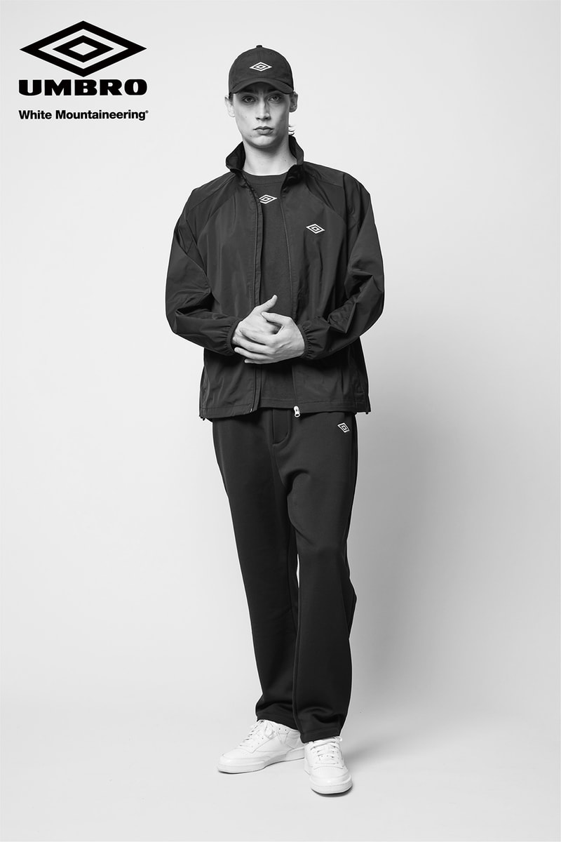 BLK ホワイトマウンテニアリングがアンブロとの初コラボレーションアイテムを発表 BLK White Mountaineering x UMBRO first collaboration collection autumn winter 2024 release info