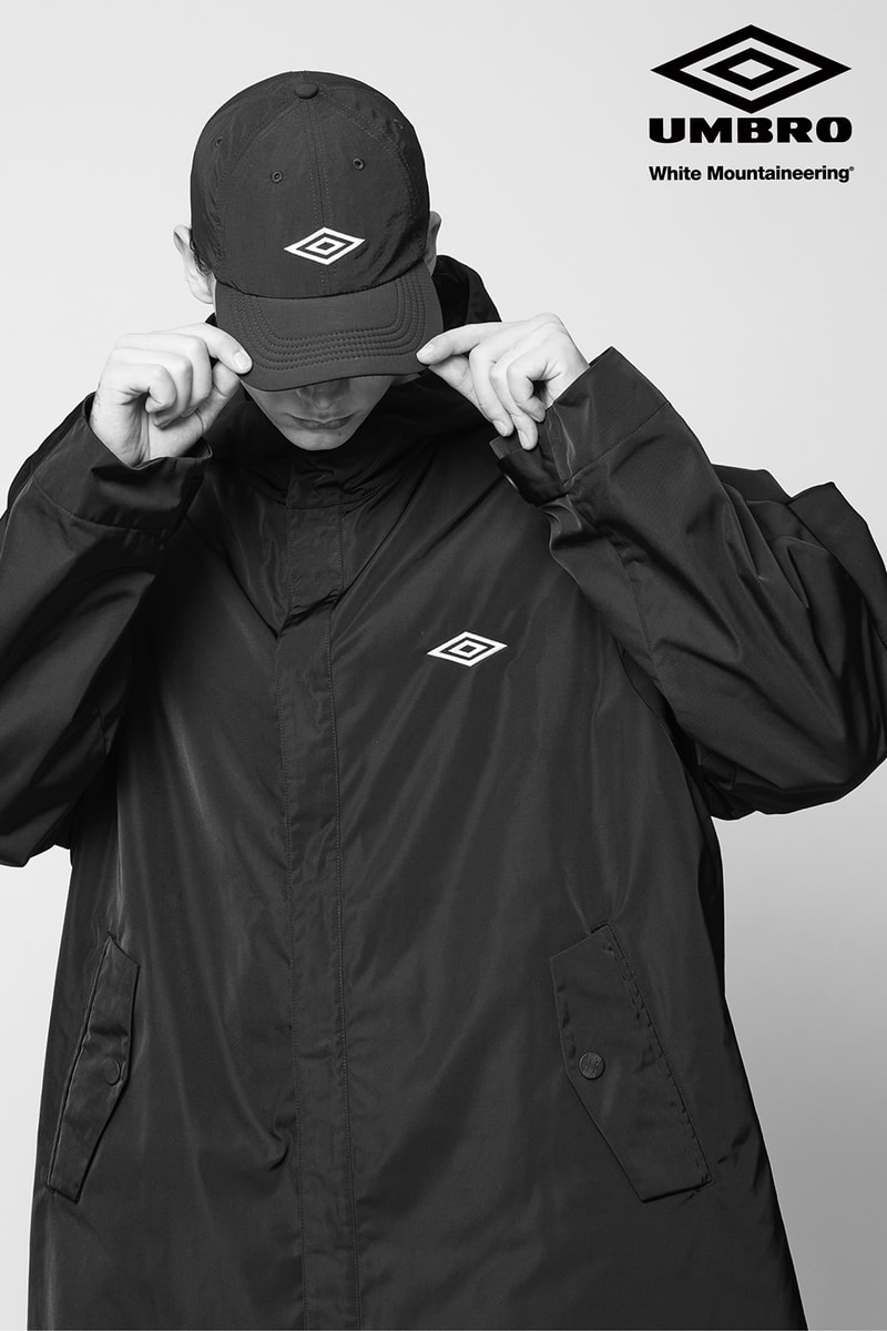 BLK ホワイトマウンテニアリングがアンブロとの初コラボレーションアイテムを発表 BLK White Mountaineering x UMBRO first collaboration collection autumn winter 2024 release info