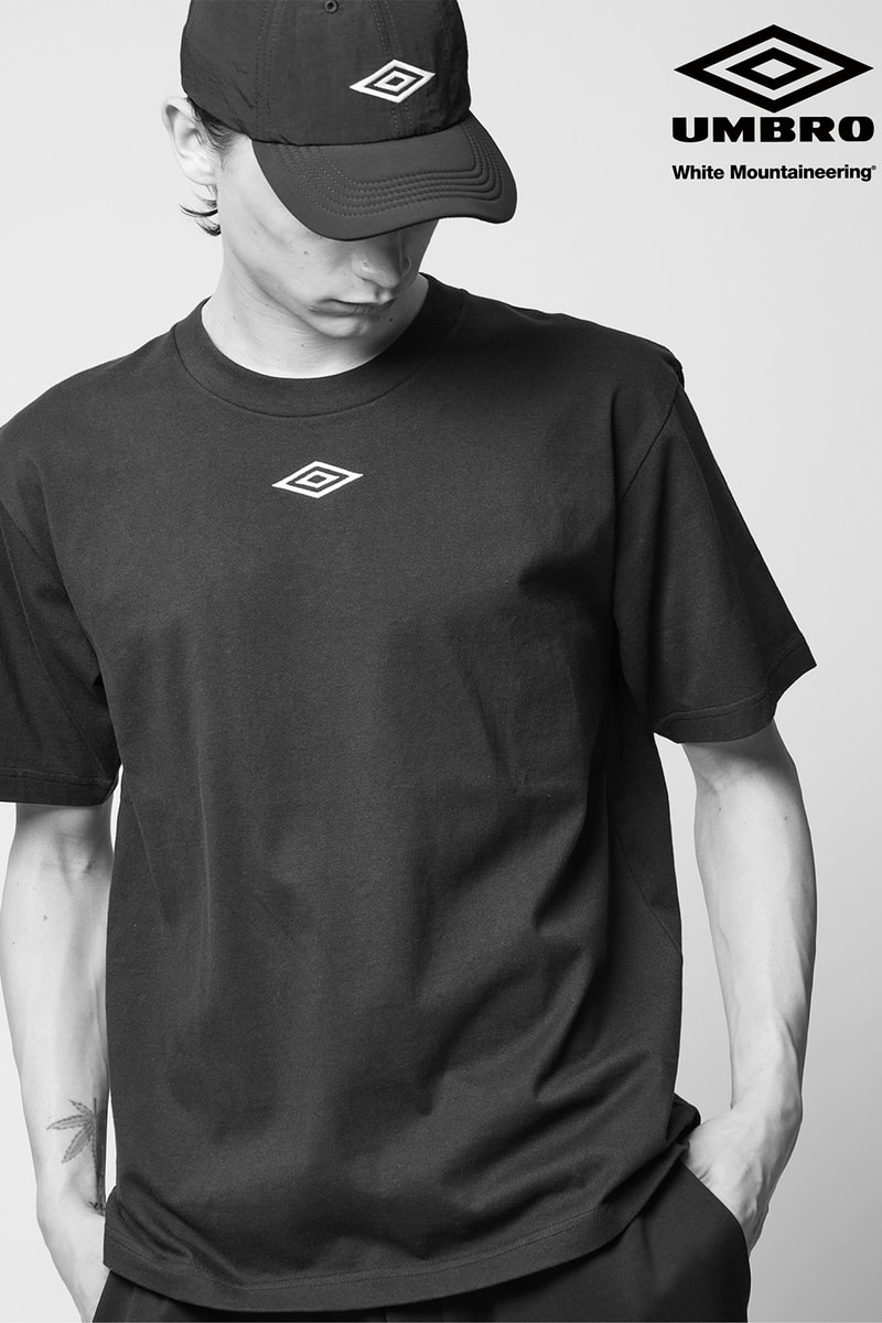 BLK ホワイトマウンテニアリングがアンブロとの初コラボレーションアイテムを発表 BLK White Mountaineering x UMBRO first collaboration collection autumn winter 2024 release info