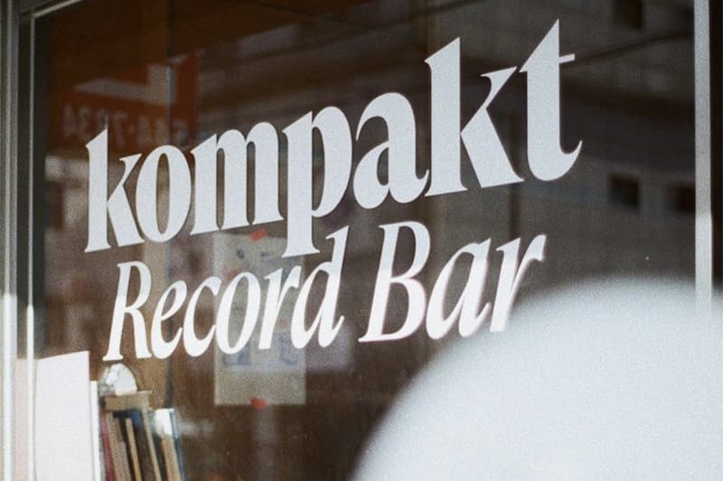 コンパクトレコードバーのアパレルアイテムがHBXにて発売 Kompakt Record Bar Brand Launch HBX Release Info