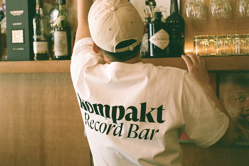 コンパクトレコードバーのアパレルアイテムがHBXにて発売 Kompakt Record Bar Brand Launch HBX Release Info