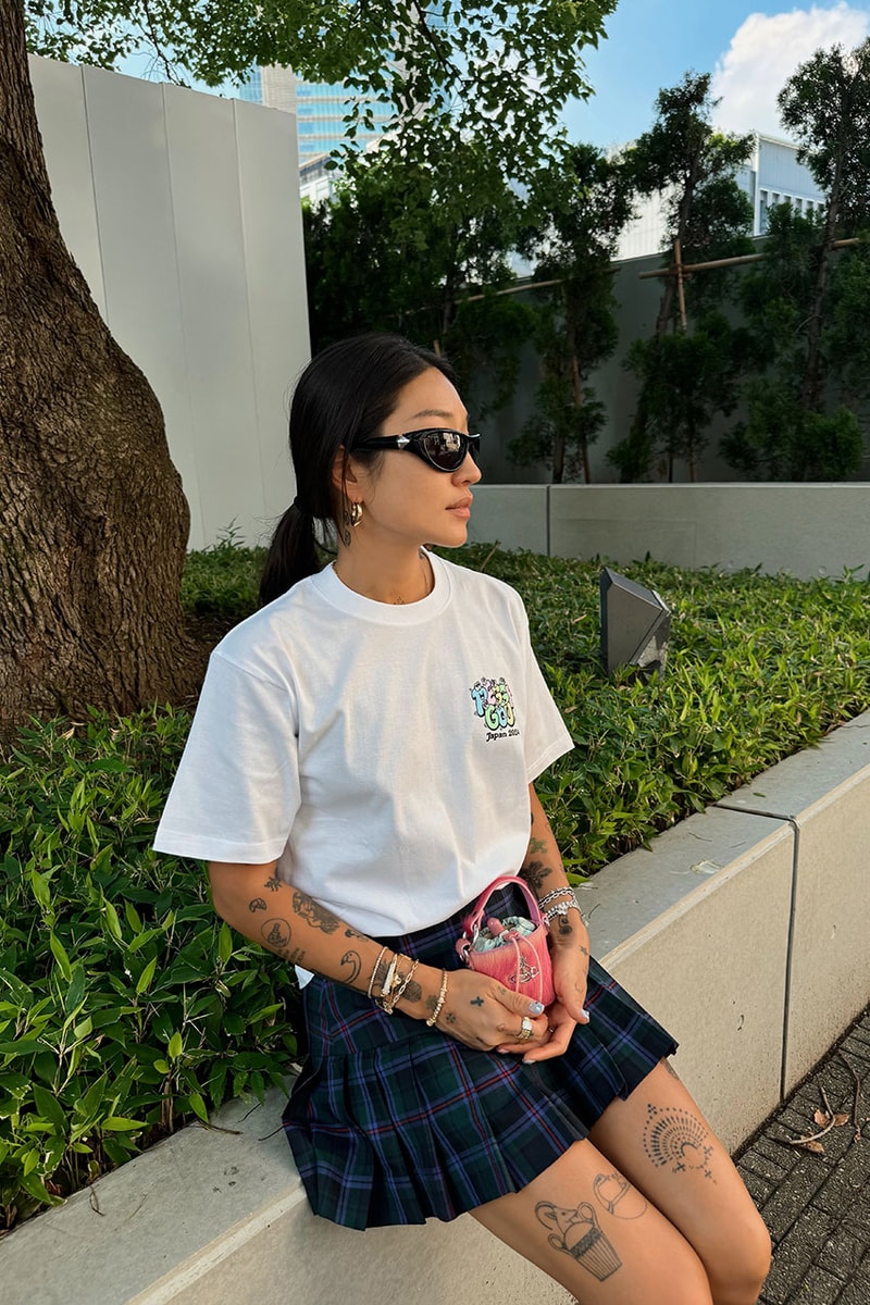 ペギー・グーの来日を記念してヴェルディ描き下ろしのコラボTシャツが登場 peggy gou visit to japan verdy collbo t shirt release info