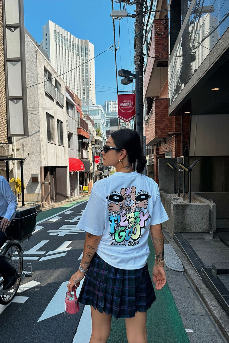ペギー・グーの来日を記念してヴェルディ描き下ろしのコラボTシャツが登場 peggy gou visit to japan verdy collbo t shirt release info