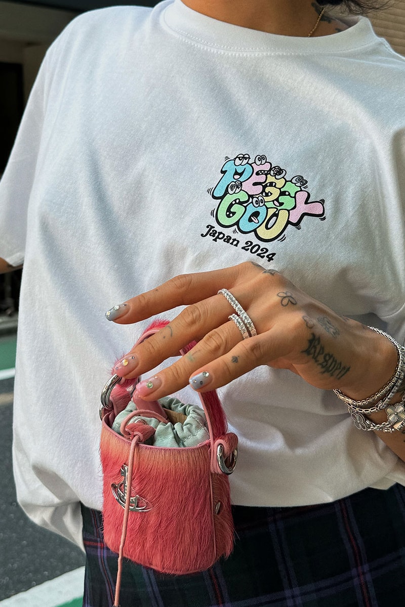 ペギー・グーの来日を記念してヴェルディ描き下ろしのコラボTシャツが登場 peggy gou visit to japan verdy collbo t shirt release info