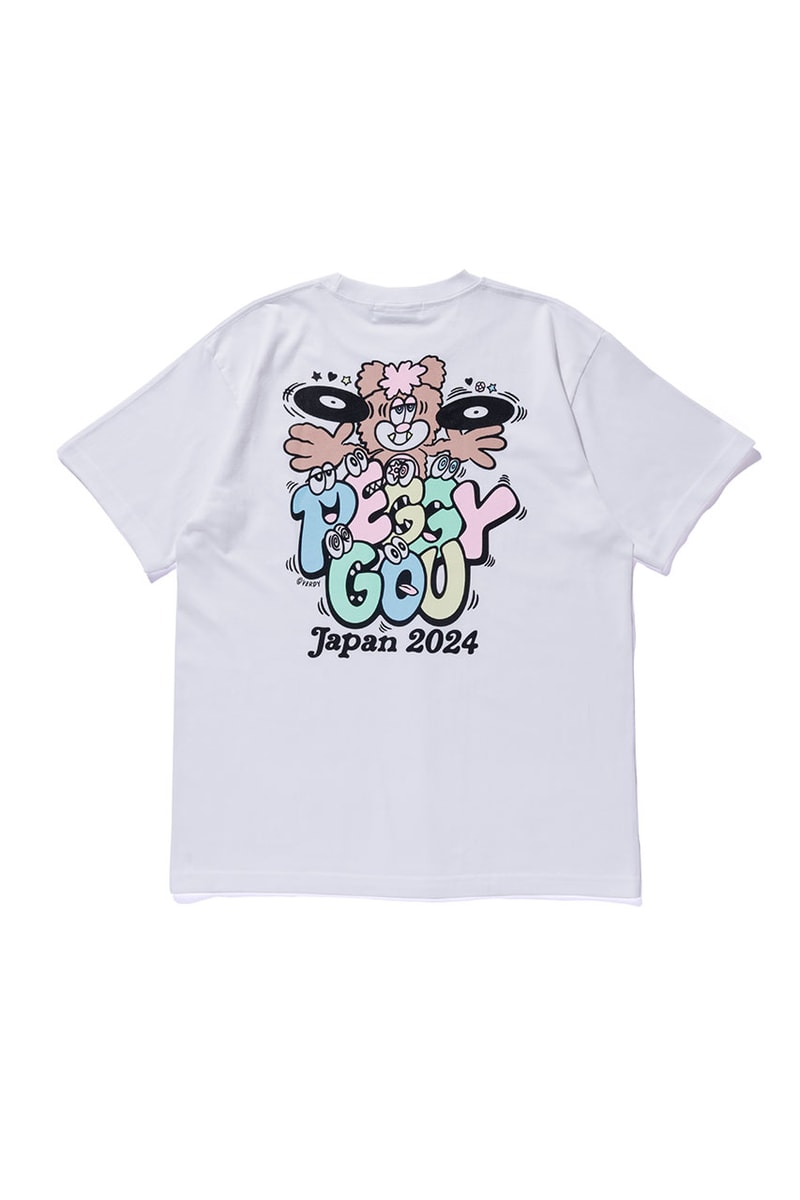 ペギー・グーの来日を記念してヴェルディ描き下ろしのコラボTシャツが登場 peggy gou visit to japan verdy collbo t shirt release info