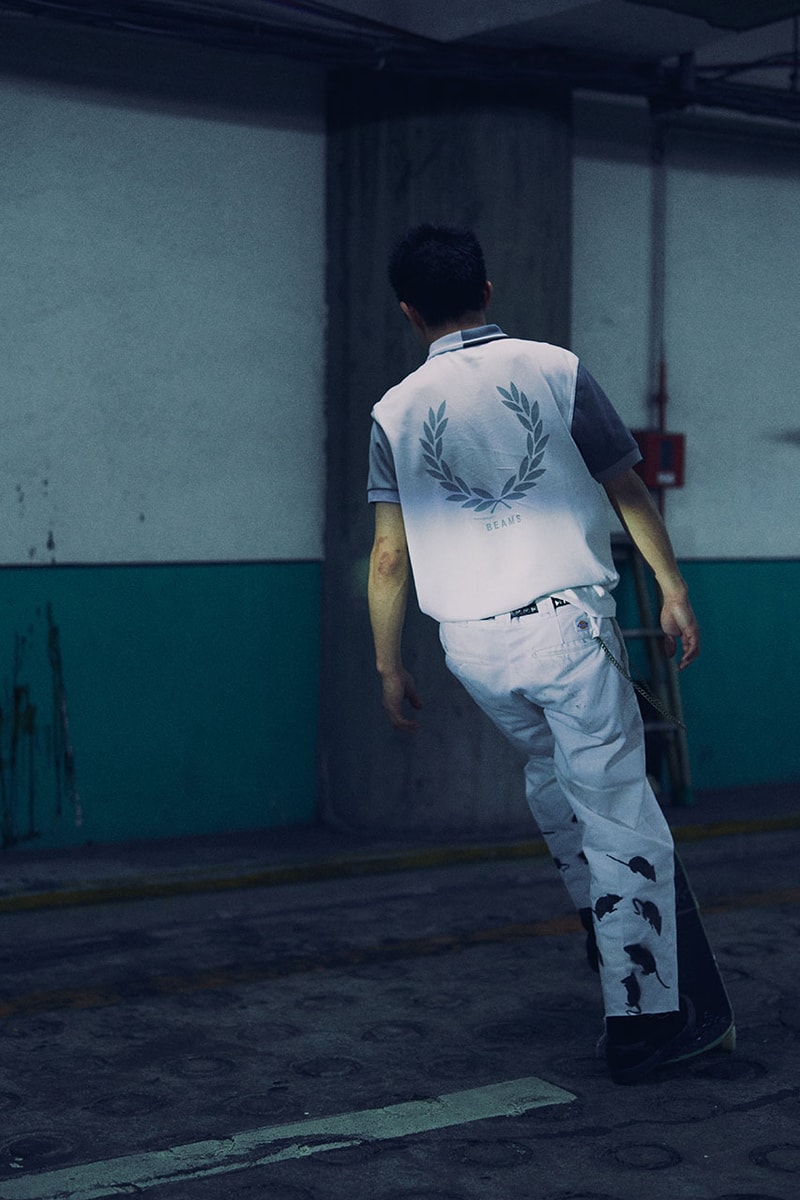 ビームスがフレッド ペリーのプロジェクト ブランクキャンバスに初参加 beams fred perry blank canvas kei hashimoto kento yoshitane meilin release info