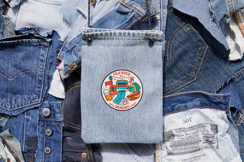 行列のできる Levi's® のフジロックブース　　リーバイス　Fuji rock