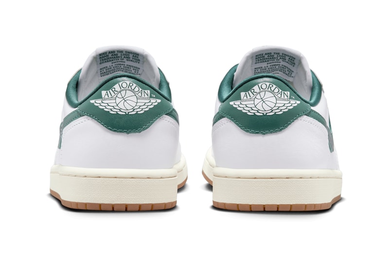 エアジョーダン1ローOGからクラシカルな印象の“オキシダイズドグリーン”が登場との噂 air michael jordan brand 1 low og oxidized green white gum sneakers official release date info photos price store list buying guide CZ0775-133 