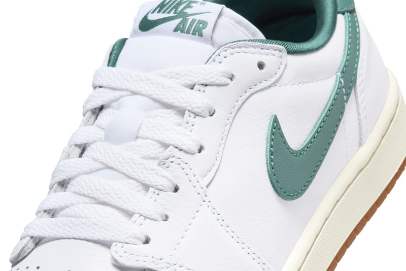 エアジョーダン1ローOGからクラシカルな印象の“オキシダイズドグリーン”が登場との噂 air michael jordan brand 1 low og oxidized green white gum sneakers official release date info photos price store list buying guide CZ0775-133 