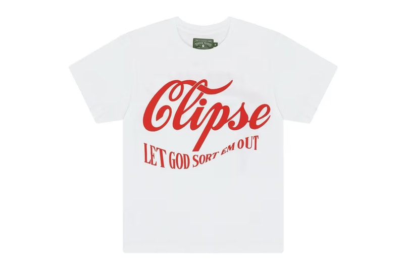 デニムティアーズがラップデュオ クリプスとのコラボレーションを発表 denim tears clipse collaborative tee t shirt virginia brand 5th anniversary party lp album let god sort em out