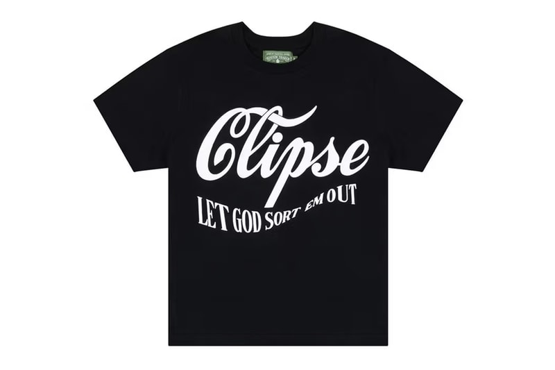 デニムティアーズがラップデュオ クリプスとのコラボレーションを発表 denim tears clipse collaborative tee t shirt virginia brand 5th anniversary party lp album let god sort em out