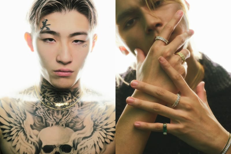 The M Jewelers の10周年ルックに平本蓮と Ryu と Tiji Jojo が登場