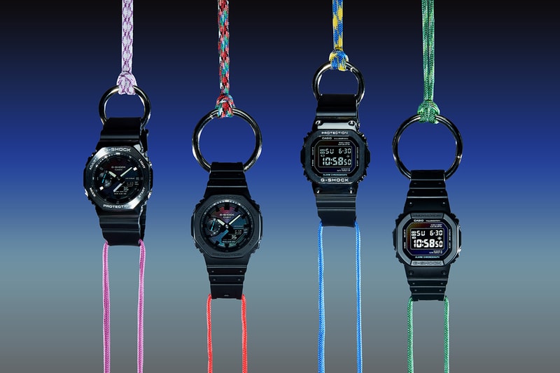 G-SHOCK が DW-5600RW と GA-2100RW をベースモデルに採用した “Rainbow Brick Wall” コレクションをリリース