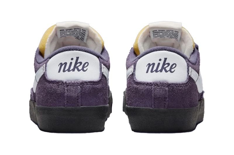 ナイキのクラシックなブレザーロー‘77ヴィンテージより新作ダークライジン/ブラックが登場 Nike Blazer Low ‘77 Vintage "Dark Raisin/Black" FQ8060-500 Release Info Swoosh hairy suede foam tongue 