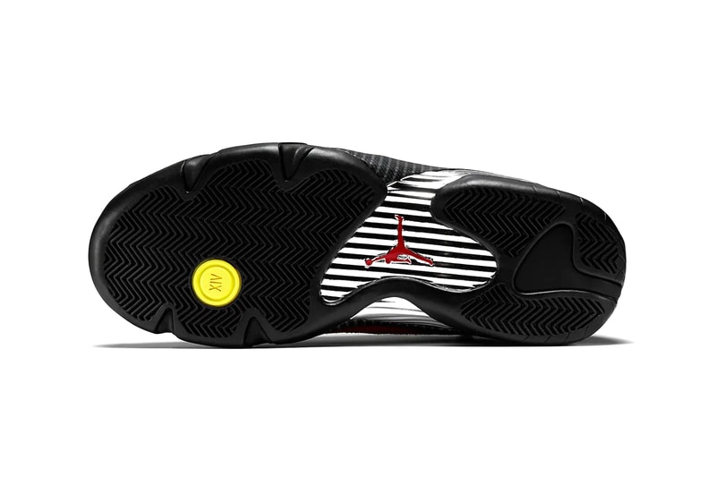 エアジョーダン14“フェラーリ”が2025年夏に帰ってくる Air Jordan 14 "Ferrari" To Return Next Year IF5015-600 swoosh suede carbon fiber red yellow speed racecar italian craftsmanship retro basketball shoe sneaker jumpman jordan brand