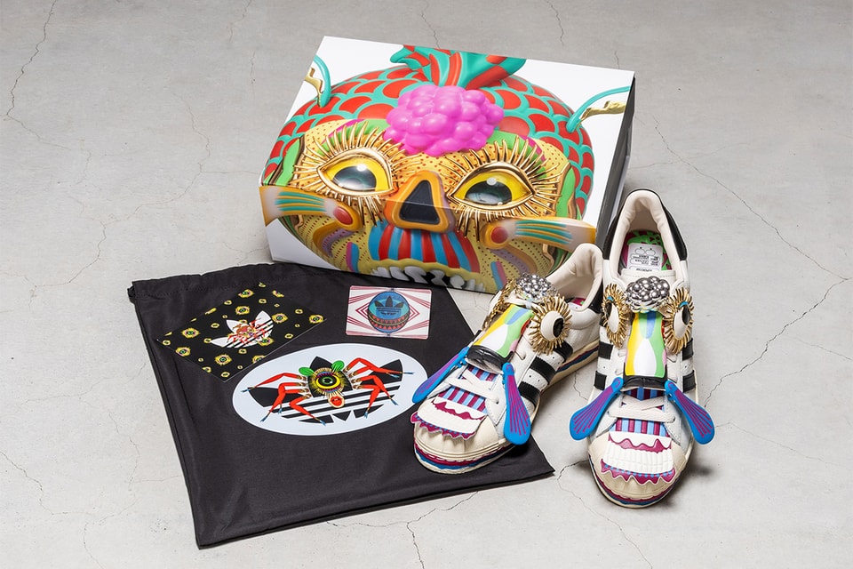 田名網敬一 x adidas Originals の初コラボモデル SUPERSTAR TANAAMI 