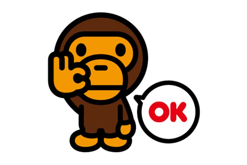 ア・ベイシング・エイプ 初の公式 LINE スタンプが数量限定で登場 A BATHING APE ®︎ Official LINE sticker release info BAPE BABY MILO