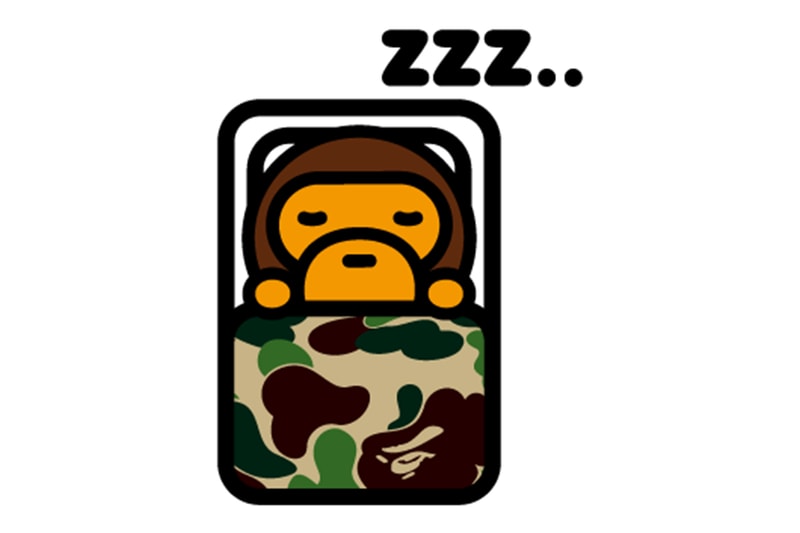 ア・ベイシング・エイプ 初の公式 LINE スタンプが数量限定で登場 A BATHING APE ®︎ Official LINE sticker release info BAPE BABY MILO