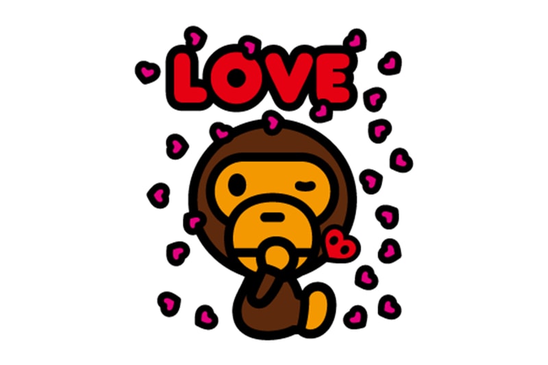 ア・ベイシング・エイプ 初の公式 LINE スタンプが数量限定で登場 A BATHING APE ®︎ Official LINE sticker release info BAPE BABY MILO