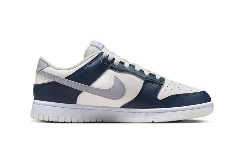 ナイキダンクローからミニスウッシュを刻印した新色 “アーモニーネイビー”が登場 Nike Dunk Low "Armory Navy" HV2390-100 Release Info Sail/White-Armory Navy-Wolf Grey mini swoosh