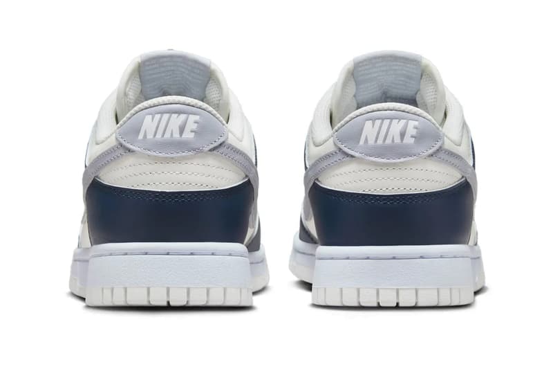 ナイキダンクローからミニスウッシュを刻印した新色 “アーモニーネイビー”が登場 Nike Dunk Low "Armory Navy" HV2390-100 Release Info Sail/White-Armory Navy-Wolf Grey mini swoosh