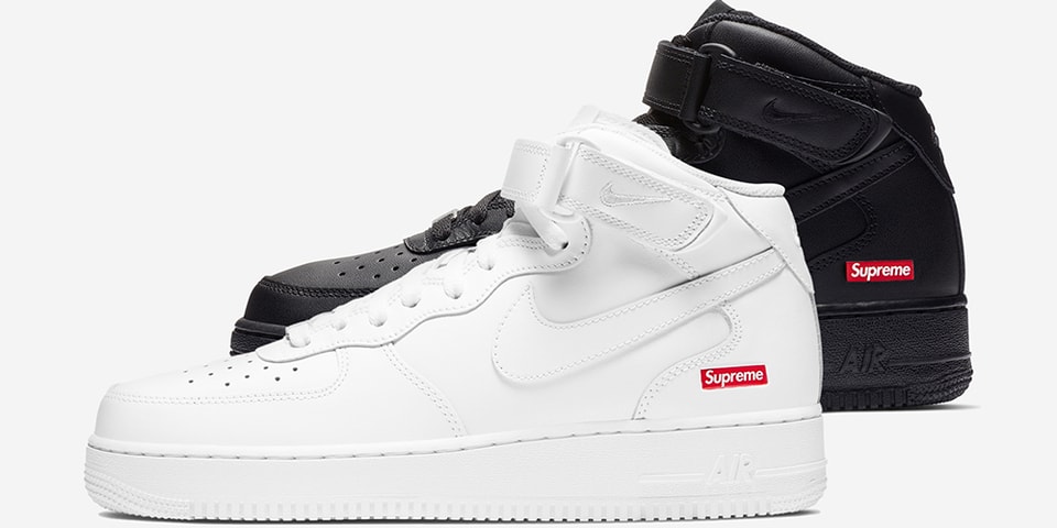 シュプリームxナイキ エアフォース 1 ミッドが24年秋冬に発売か  