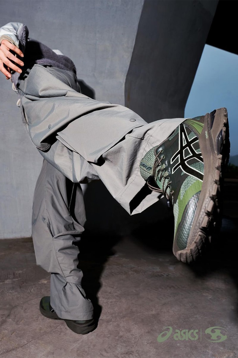 韓国発のサンサンギアがアシックスとの初コラボシューズを発表 SAN SAN GEAR x ASICS SportStyle GEL-TERRAIN release info