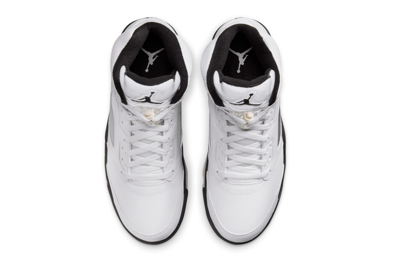 爽やかなカラーリングのエアジョーダン 5 ホワイトアンドブラックが国内SNKRSにて発売 air jordan 5 white and black snkrs release info