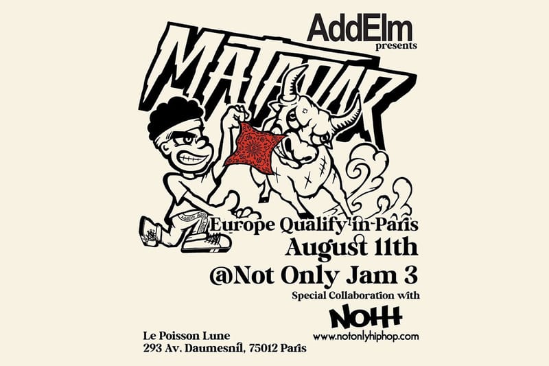 米 LA 発のブレイキンバトルイベント MATADOR がパリにて開催