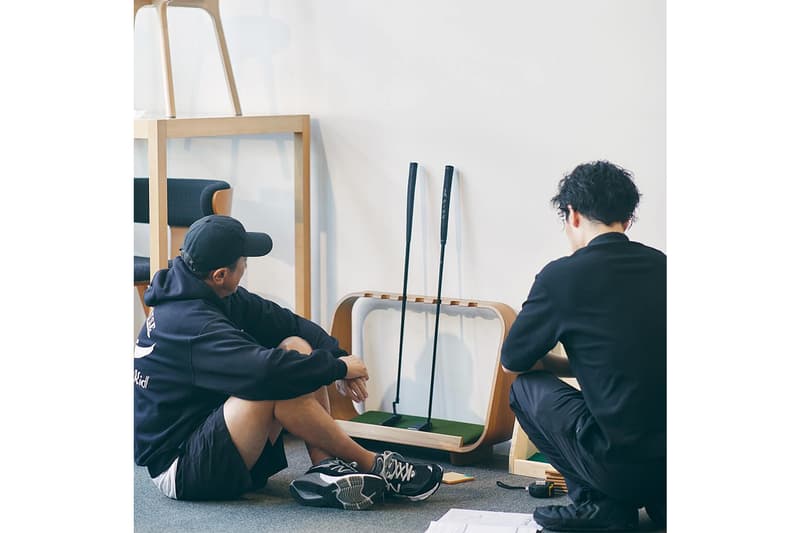 清永浩文がリビングルームに馴染むパターラックをデザイン golf putter lack hirofumi kiyonaga
