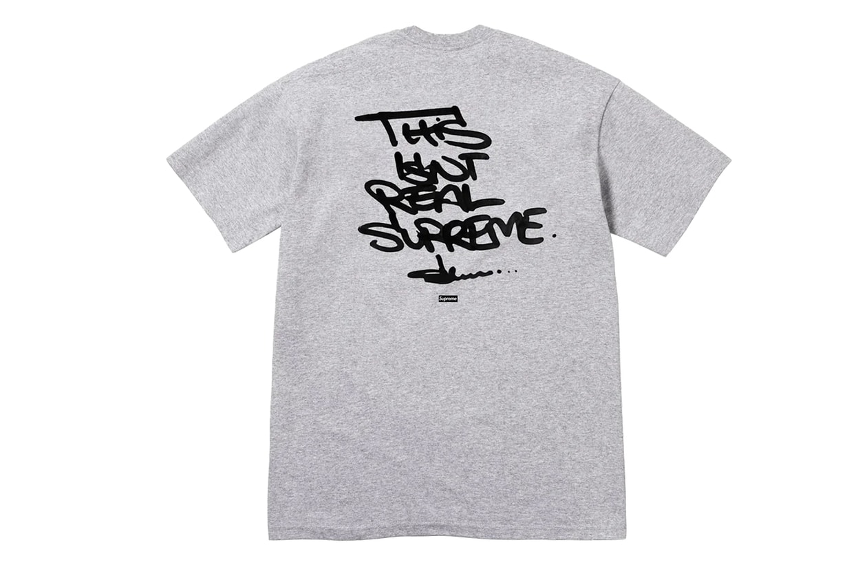 Olaolu Slawn によるシュプリーム ボックスロゴTシャツが発売 Olaolu Slawn Supreme box logo tee release info
