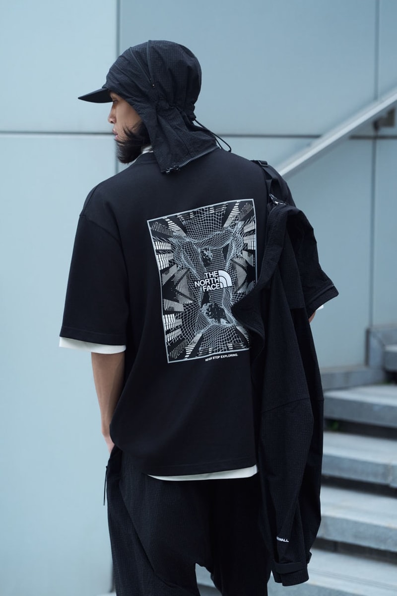 ザ・ノース・フェイス・アーバン・エクスプロレイション が2024年秋冬コレクションを発表 The North Face Urban Exploration FW24 Goes "Beyond the Horizon" tnf purple label release info lookbook cape jacket fall winter 2024 autumn collection environment transition silhouette price colo link