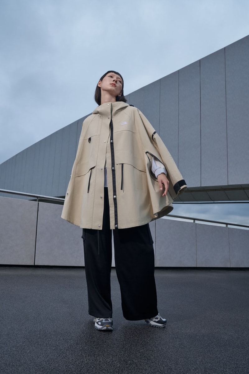 ザ・ノース・フェイス・アーバン・エクスプロレイション が2024年秋冬コレクションを発表 The North Face Urban Exploration FW24 Goes "Beyond the Horizon" tnf purple label release info lookbook cape jacket fall winter 2024 autumn collection environment transition silhouette price colo link