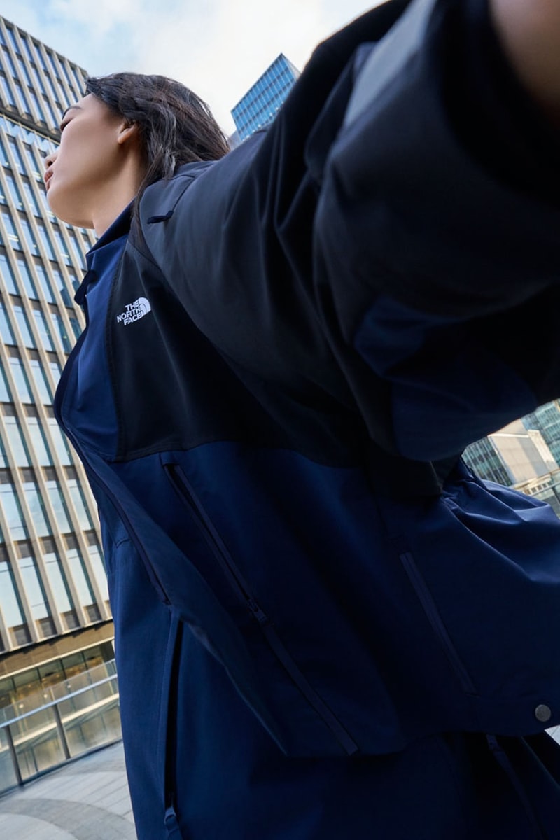 ザ・ノース・フェイス・アーバン・エクスプロレイション が2024年秋冬コレクションを発表 The North Face Urban Exploration FW24 Goes "Beyond the Horizon" tnf purple label release info lookbook cape jacket fall winter 2024 autumn collection environment transition silhouette price colo link