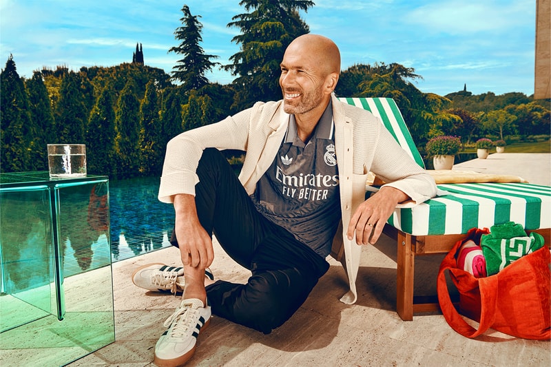 adidas の24/25 サードユニフォームのビジュアルにサッカーの英雄が結集 third uniform　レッサンドロ・デル・ピエロ（Alessandro Del Piero）、バスティアン・シュヴァインシュタイガー（Bastian Schweinsteiger）、ジネディーヌ・ジダン（Zinedine Zidane）、パトリック・ヴィエラ（Patrick Vieira）、リオ・ファーディナンド（Rio Gavin Ferdinand）