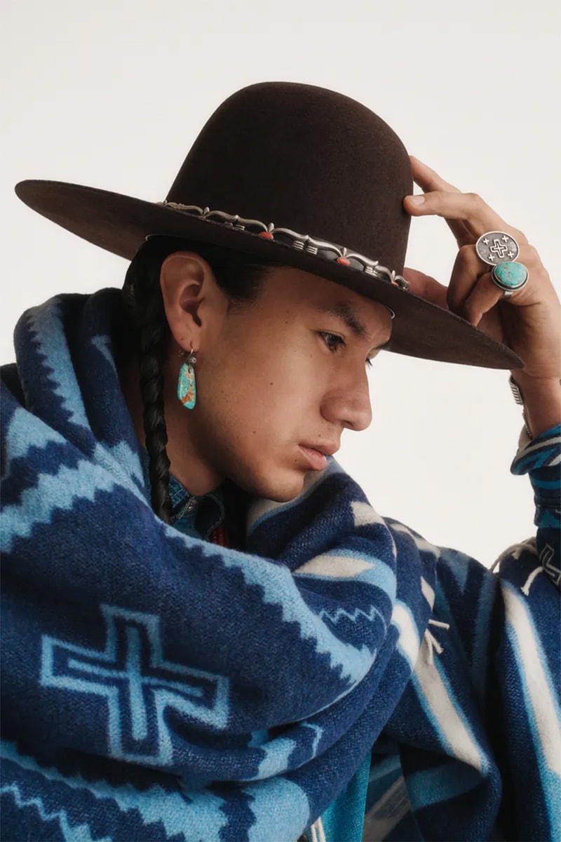 ポロ ラルフ ローレンとナバホ族アーティストの第3弾コラボが到着 polo ralph lauren naiomi glasses artist in residence drop collection unveil lookbook navajo weaver third final capsule view jewelry pieces sweaters rodeo
