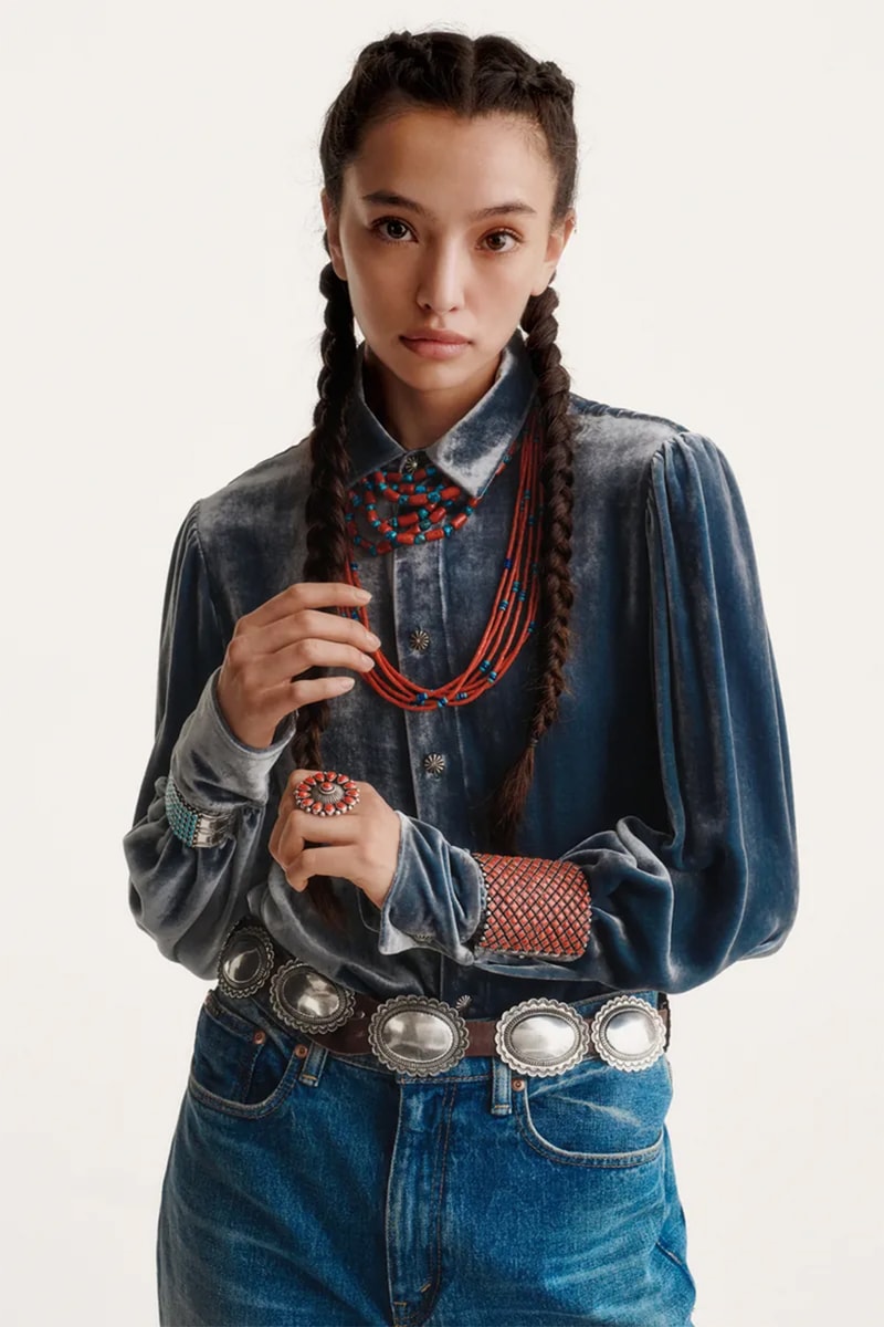 ポロ ラルフ ローレンとナバホ族アーティストの第3弾コラボが到着 polo ralph lauren naiomi glasses artist in residence drop collection unveil lookbook navajo weaver third final capsule view jewelry pieces sweaters rodeo