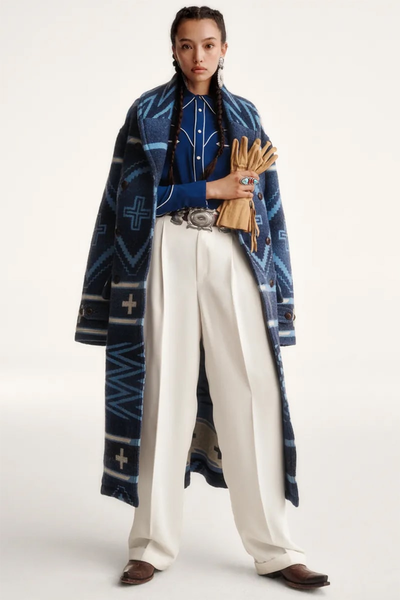 ポロ ラルフ ローレンとナバホ族アーティストの第3弾コラボが到着 polo ralph lauren naiomi glasses artist in residence drop collection unveil lookbook navajo weaver third final capsule view jewelry pieces sweaters rodeo