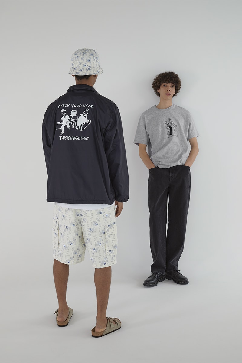 ディスイズネバーザットがアーティスト 長場雄とコラボしたカプセルコレクションを発売 thisisneverthat yu nagaba collab collection release info